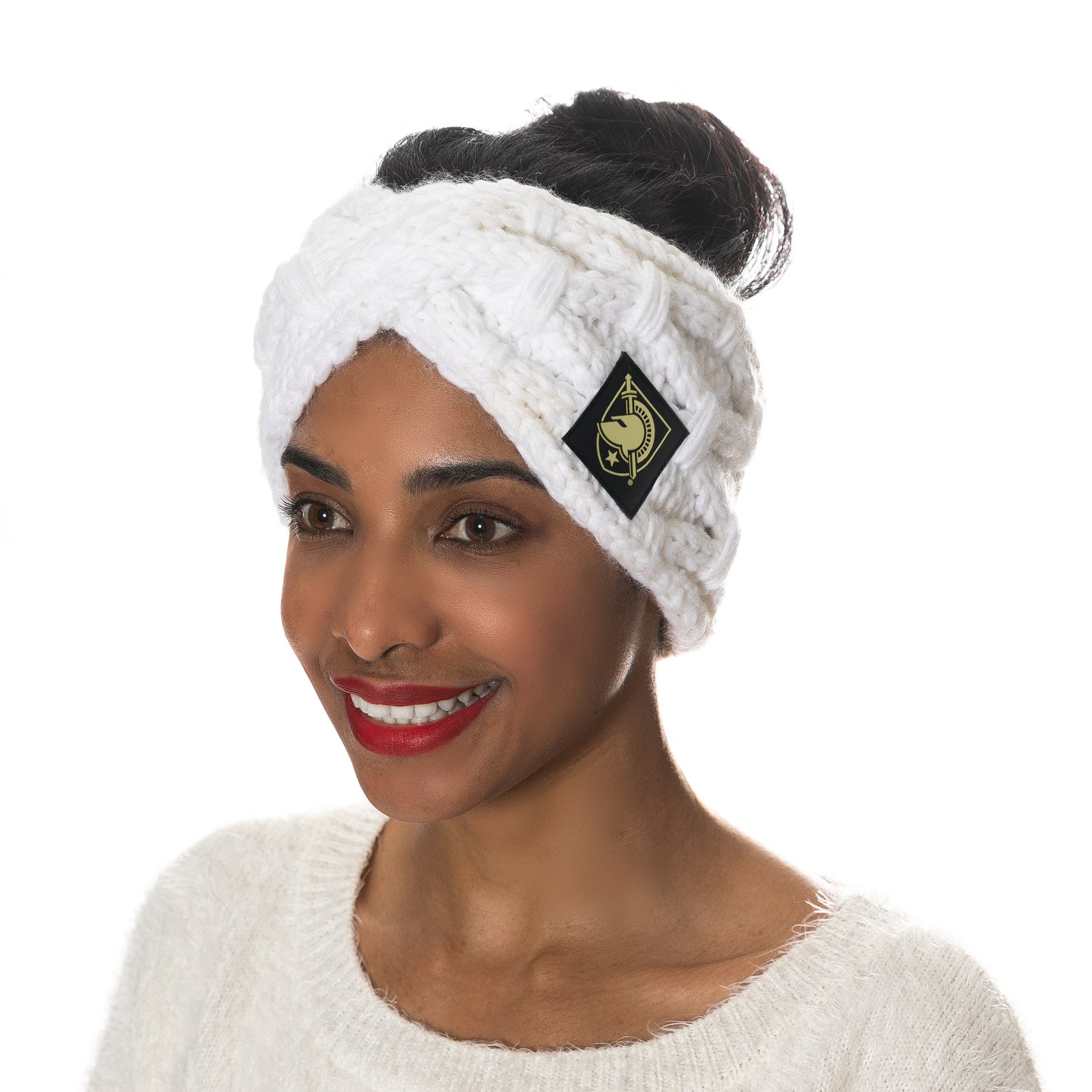 WP Chunky Knit Headband - White