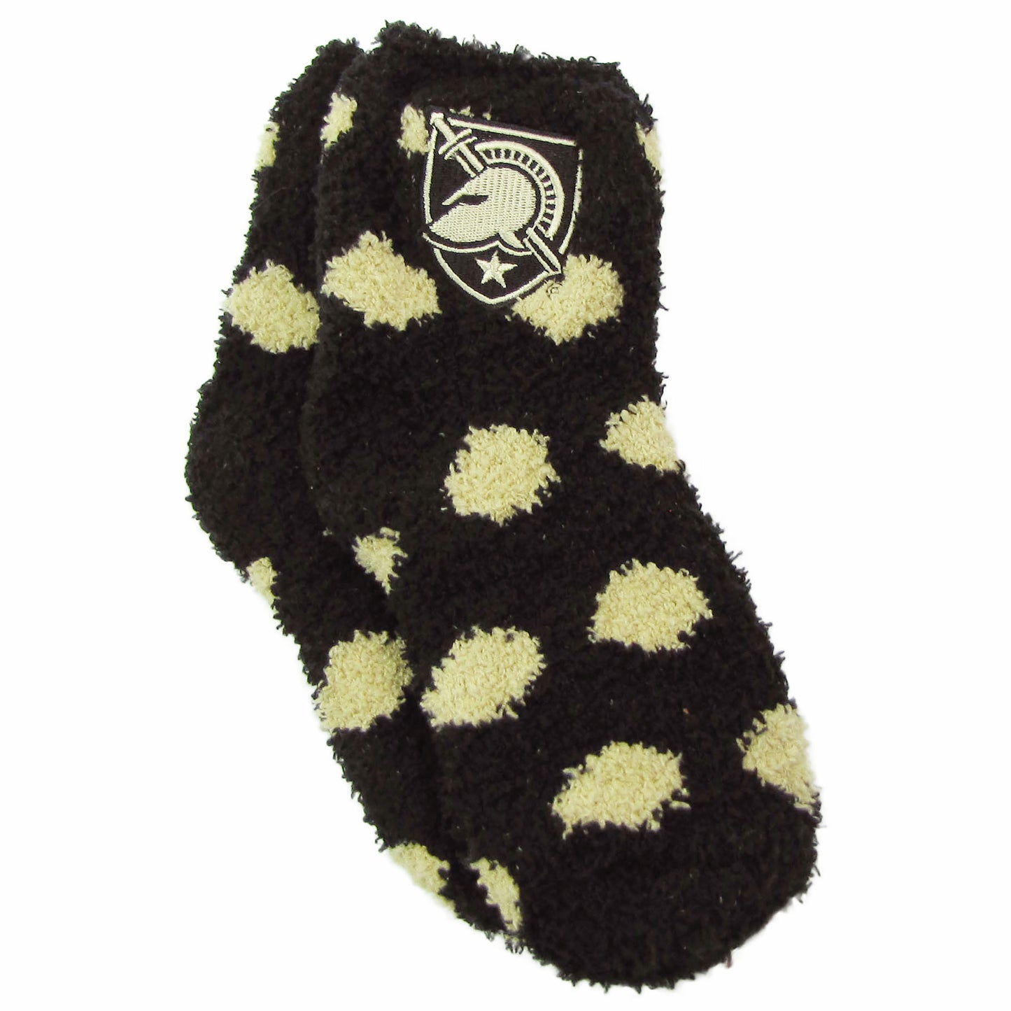 WP Fuzzy Dot Sock - Black