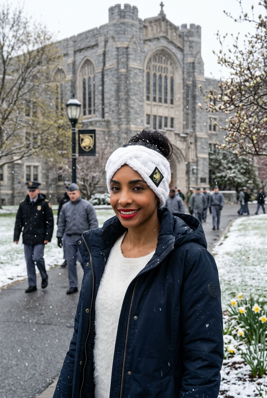 WP Chunky Knit Headband - White