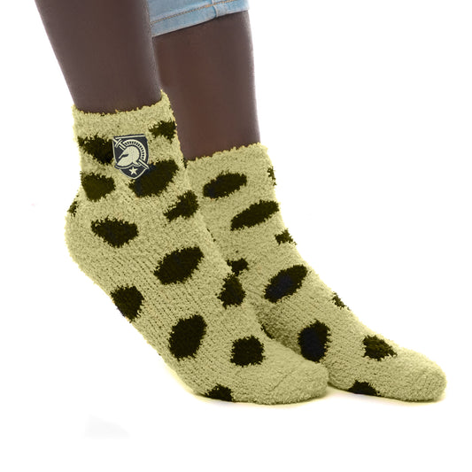 WP Fuzzy Dot Sock - Gold
